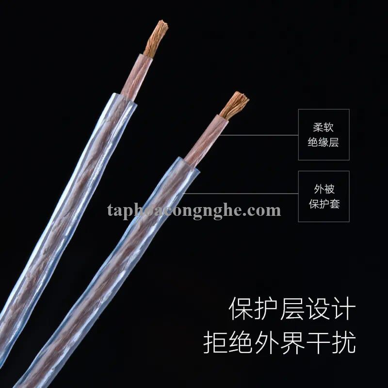 Ugreen 30827 10M Màu Đen Cáp âm thanh loa 150 tim AV137 30030827